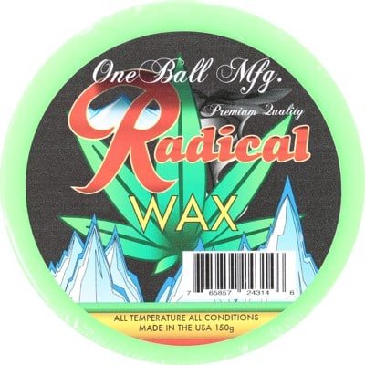 One MFG Green Snowboard Wax - view large