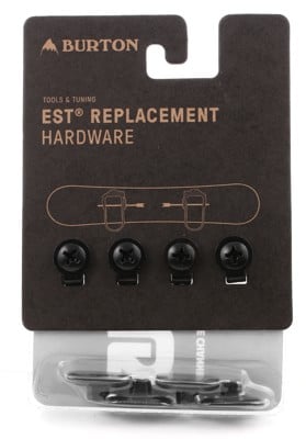 Burton M6 Channel EST Snowboard Hardware Set - black - view large