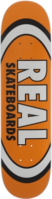 Real Team Classic Oval 7.5 True Mid Shape Skateboard Deck - orange - view large