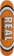 Real Team Classic Oval 7.5 True Mid Shape Skateboard Deck - orange