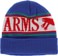 Salmon Arms Jacquard Toque Beanie - blue - reverse