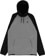 Burton Crown Weatherproof Fleece Hoodie (Closeout) - gray heather/true black