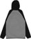 Burton Crown Weatherproof Fleece Hoodie (Closeout) - gray heather/true black - reverse
