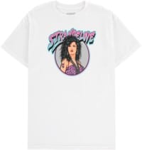 StrangeLove Velvet T-Shirt - white