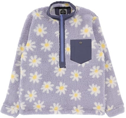 Airblaster Sherpa Half Zip Jacket - thistle big daisy - view large