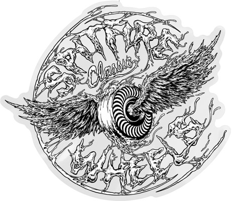 Spitfire Decay Wings Sticker - view large