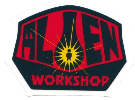 Alien Workshop OG Logo Sticker - red/black - view large