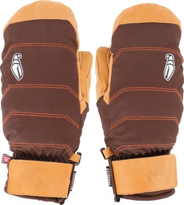 Crab Grab Women's Snuggler Mitts (Closeout) - brown contrast - view large