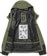 Volcom Women's DLM GORE-TEX Jacket (Closeout) - ivy - open