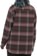 Volcom Women's Insulated Riding Flannel Jacket (Closeout) - dusty lavender - reverse