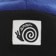 Spiral Wax Co Valhalla Fleece Ear Flap Beanie - blue - front detail