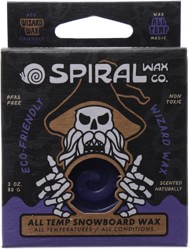 Spiral Wax Co Wizard Snowboard Wax - universal temp purple