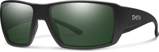 Smith Guide's Choice XL Polarized Sunglasses - matte black/chromapop gray green polarized lens - view large