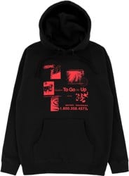 Howl Collage Hoodie - black