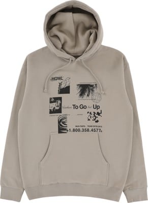 Howl Collage Hoodie - cement - view large