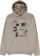 Howl Collage Hoodie - cement