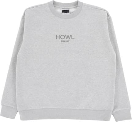 Howl DWR Crew Neck Sweatshirt - heather grey - view large