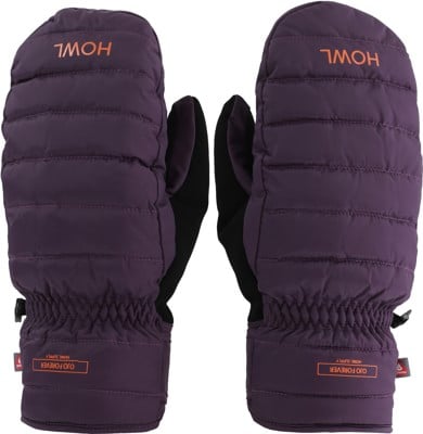 Howl Down Mitts - eggplant - view large