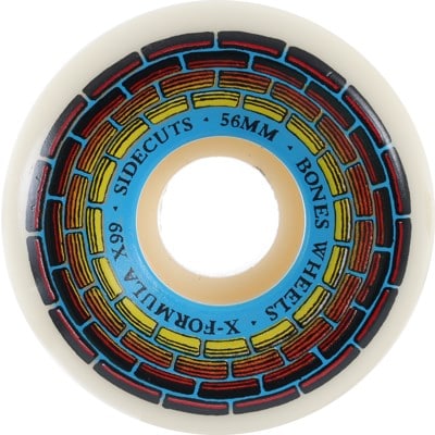 Bones X-Formula V5 Sidecut Skateboard Wheels - wishing well (99a) - view large