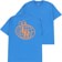 Last Resort AB Atlas Monogram T-Shirt - royal blue/sunset orange