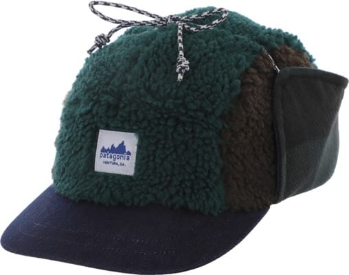 Patagonia Range Earflap Cap Hat - cascade green - view large