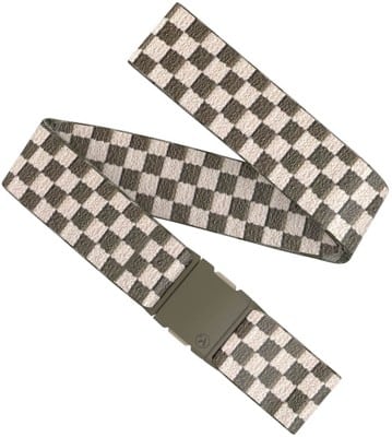 Arcade Belt Co. A2 Check Belt - crocodile/khaki - view large