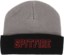 Spitfire Spitball Cuff Beanie - charcoal/black