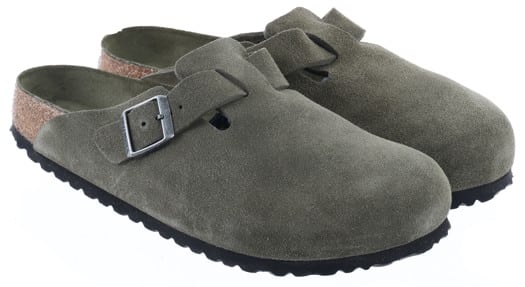 Birkenstock Boston Soft Footbed Clog Slide Sandals - thyme - view large