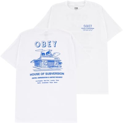 Obey House Of Subversion T-Shirt - white - view large