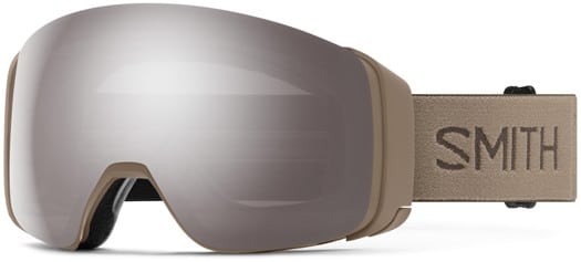 Smith 4D Mag ChromaPop Goggles + Bonus Lens - bandit/sun platinum mirror + storm blue sensor mirror lens - view large