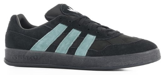 Adidas Gonz Aloha Super 80's Skate Shoes - core black/preloved teal/white - view large