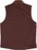 Tactics Sherpa Lined Workwear Vest Jacket - brown - reverse