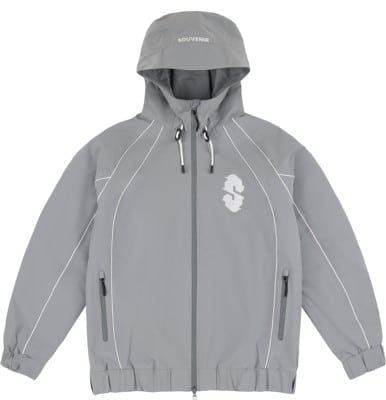 Souvenir Insulated Track Jacket - cool grey - view large
