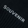 Souvenir Knit Visor Face Mask - black - front detail 2