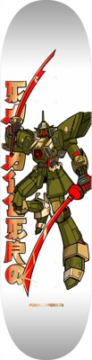 Powell Peralta Caballero Gundam 8.25 243 Shape Skateboard Deck - white/gold foil - view large