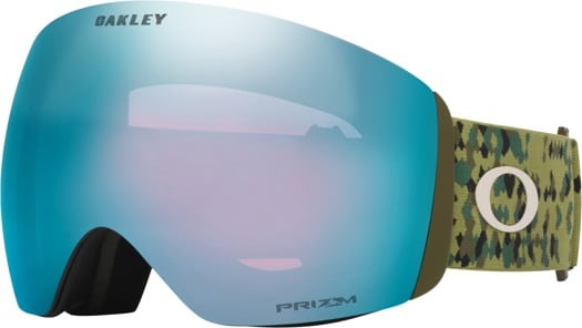 Oakley Flight Deck L Goggles - fern flurry/prizm snow sapphire iridium lens - view large