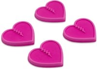 Crab Grab Mini Hearts - hot pink