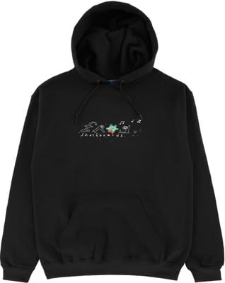 Frog Happy Dirty Frog Hoodie - black - view large
