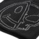 Erased 2 Face Skully Beanie - black - detail