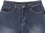 Erased Wide Leg Denim Jeans - blue - alternate front