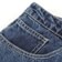 Erased Wide Leg Denim Jeans - blue - front detail
