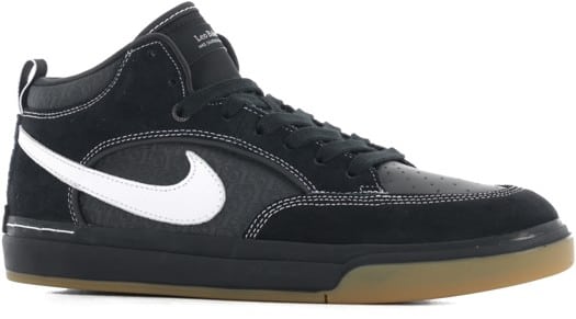 Nike SB Leo React Skate Shoes - black/white-black-gum lt brown - view large