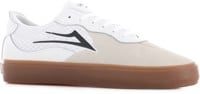 Lakai Essex Skate Shoes - white/gum leather