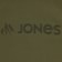 Jones Truckee Organic Hoodie - moss green - front detail