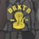 Brixton Darver HP Snapback Hat - bark camo - front detail