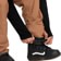 Volcom Roan Bib Overall Pants - terra brown - cuff