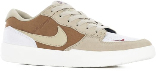 Nike SB Force 58 Skate Shoes - light british tan/parachute beige-light bone-sail-team red - view large