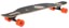 Loaded Symtail 39.5" Complete Longboard - flex 1 black trucks/orange wheels - angle