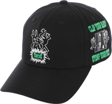 HUF Everybody Get Loose Snapback Hat - black - view large