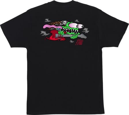 Santa Cruz Stranger Things Eddie Slasher T-Shirt - black - view large